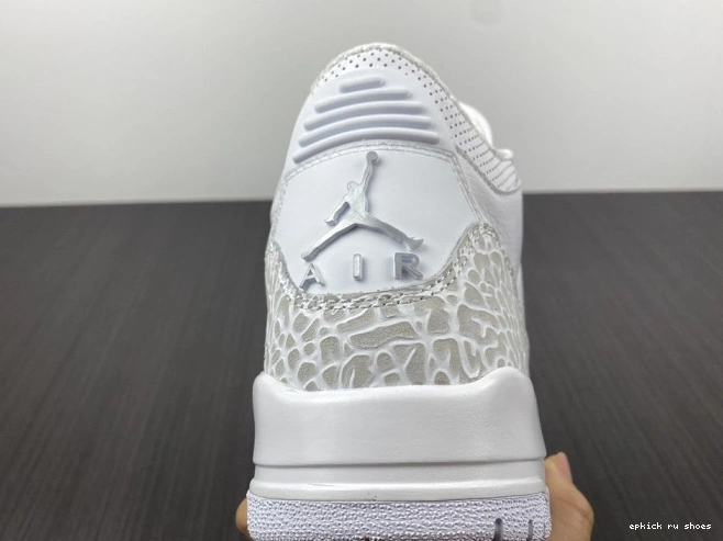 Rep White' Retro Jordan 3 PS 'Triple Air 429487-111 0707